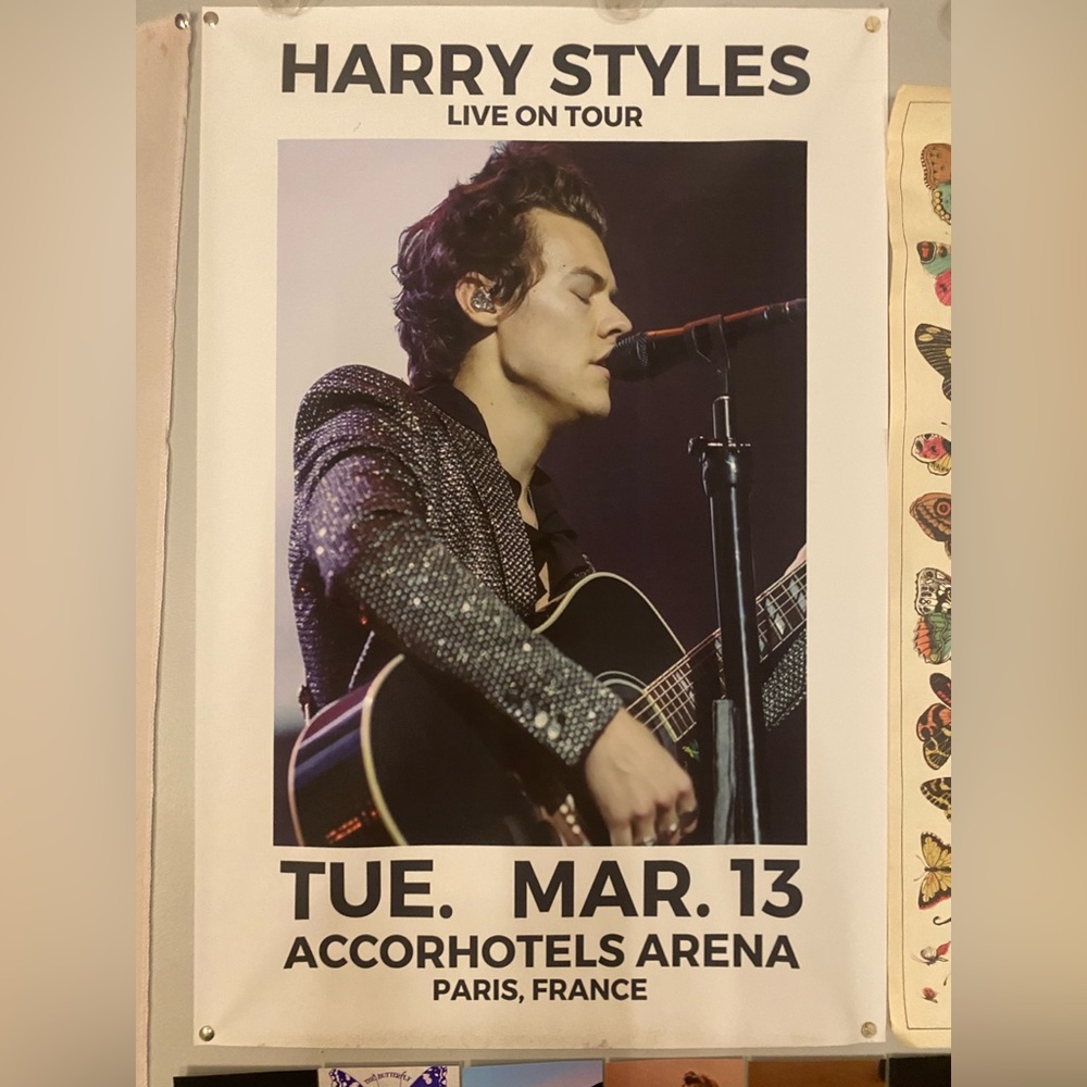 Harry Styles Live on Tour Poster